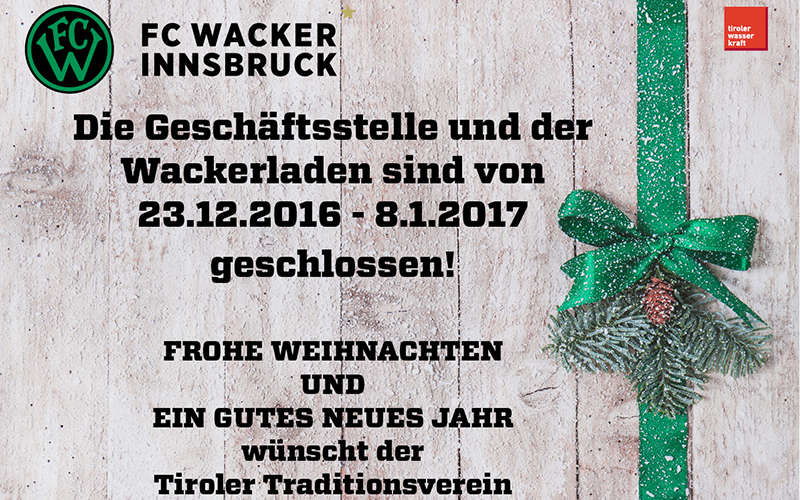 weihnachten geschlossen