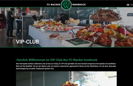 VIP-Tickets ab sofort online erhältlich