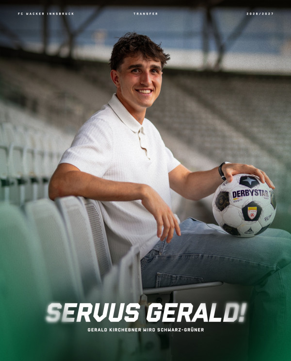 Ergänzung für das Tormannteam! 🖤💚
Mit Gerald Kirchebner schließt sich ein 23-jähriger Torhüter dem FC Wacker Innsbruck an. Er kommt von den WSG Juniors und soll als dritter Tormann fungieren! 🧤💪🏼
#fcw1913